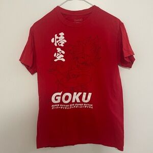 Red Goku Graphic T-Shirt